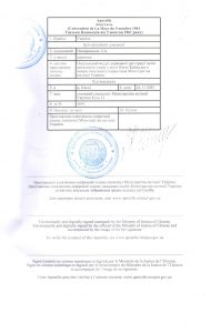 Issuance of documents in Ukraine with translation and apostille services